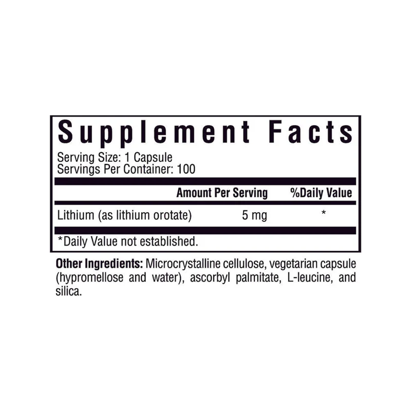 Lithium Orotate By Seeking Health