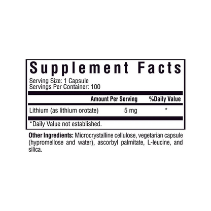 Lithium Orotate By Seeking Health