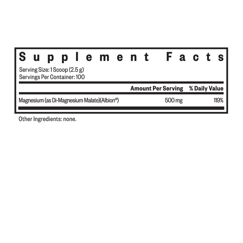 Magnesium Malate Powder By Seeking Health