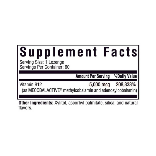Methyl B12 5000 By Seeking Health