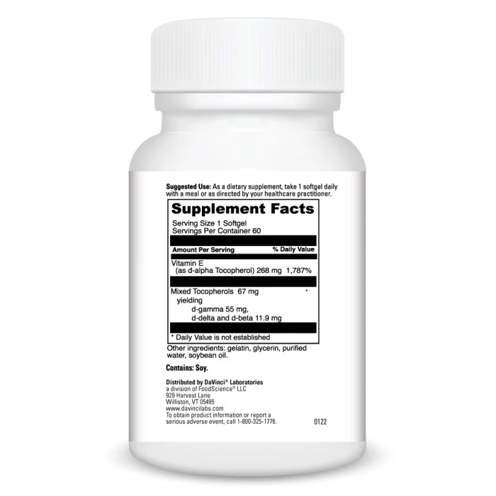 Natural Mixed Tocopherol E-400 (60) SF