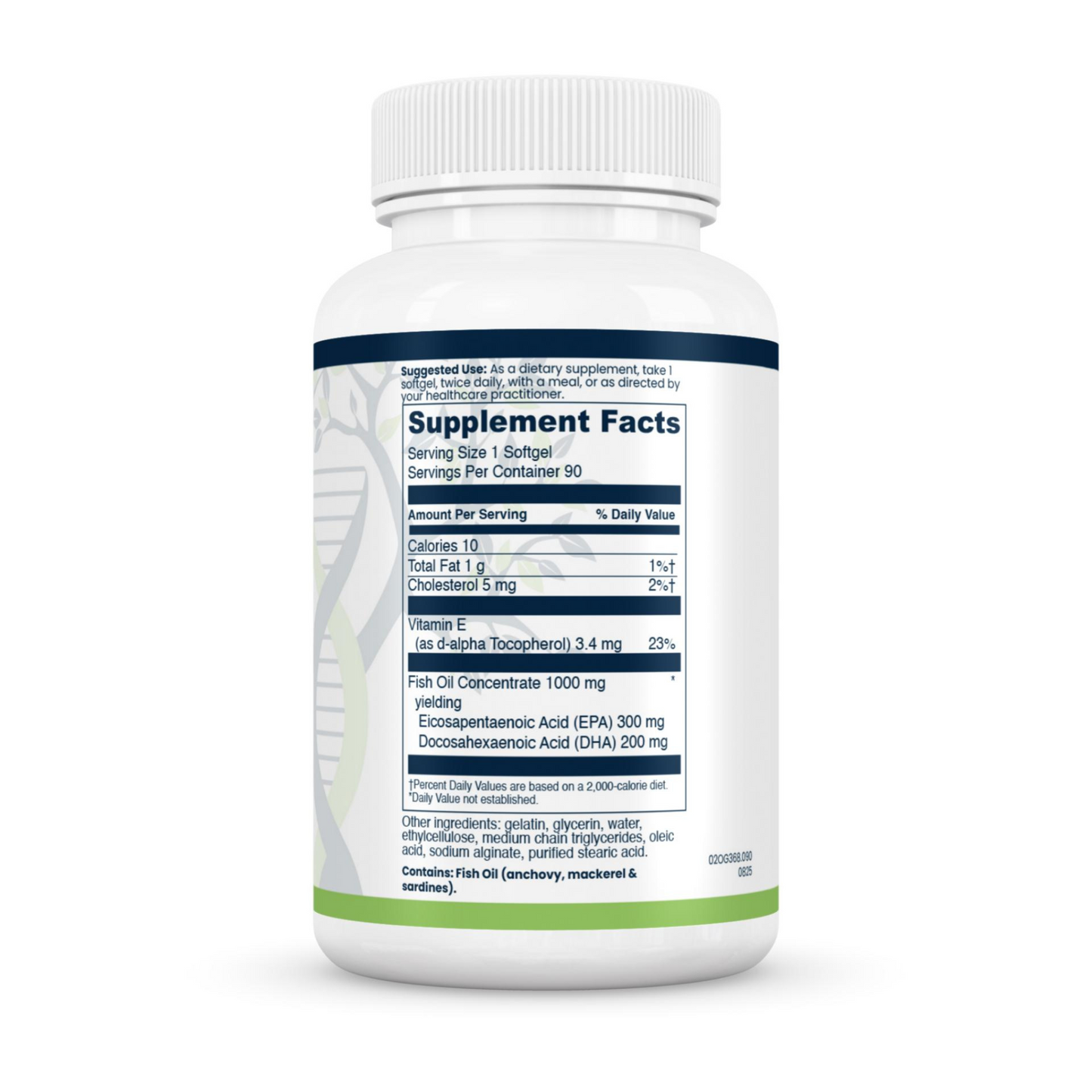 Omega Pro Evexias Ingredients