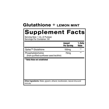 Liposomal glutathione bottle by Quicksilver Scientific for cellular detox and antioxidant support