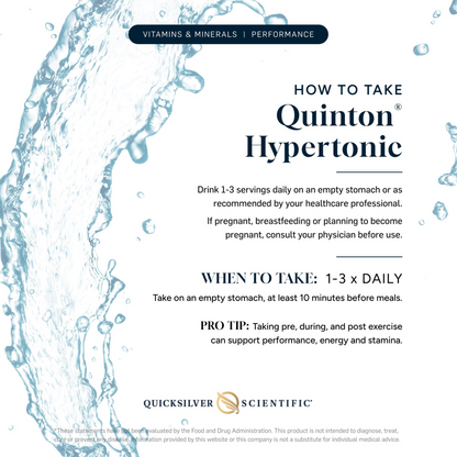 Quinton Hypertonic Ampoules Instructions