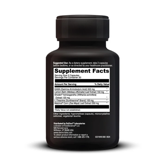 Sleep Benefits™ Melatonin Free | Vitamins to Help Sleep | DaVinci Labs (60) SF