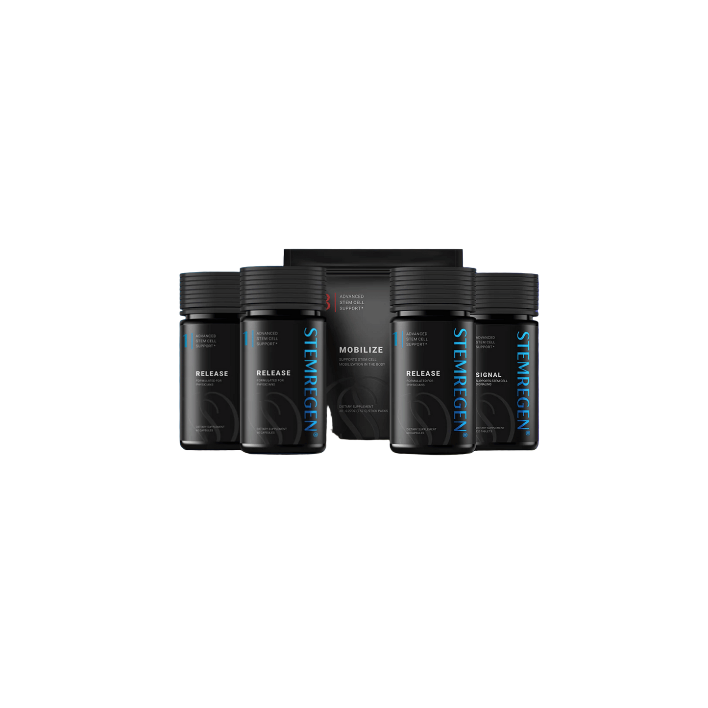 STEMREGEN Accelerated Repair Protocol bundle including Release, Signal, and Mobilize for stem cell support, tissue repair, and cellular recovery
