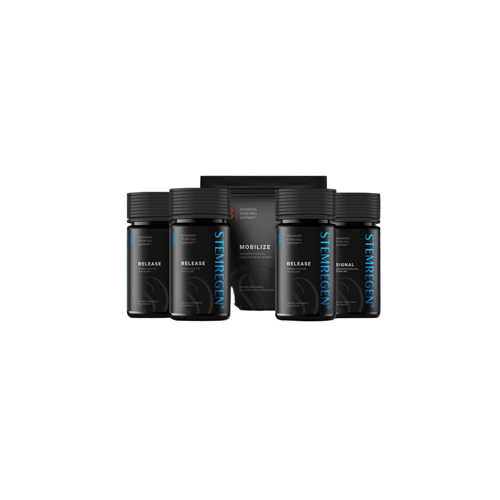 STEMREGEN Accelerated Repair Protocol bundle including Release, Signal, and Mobilize for stem cell support, tissue repair, and cellular recovery