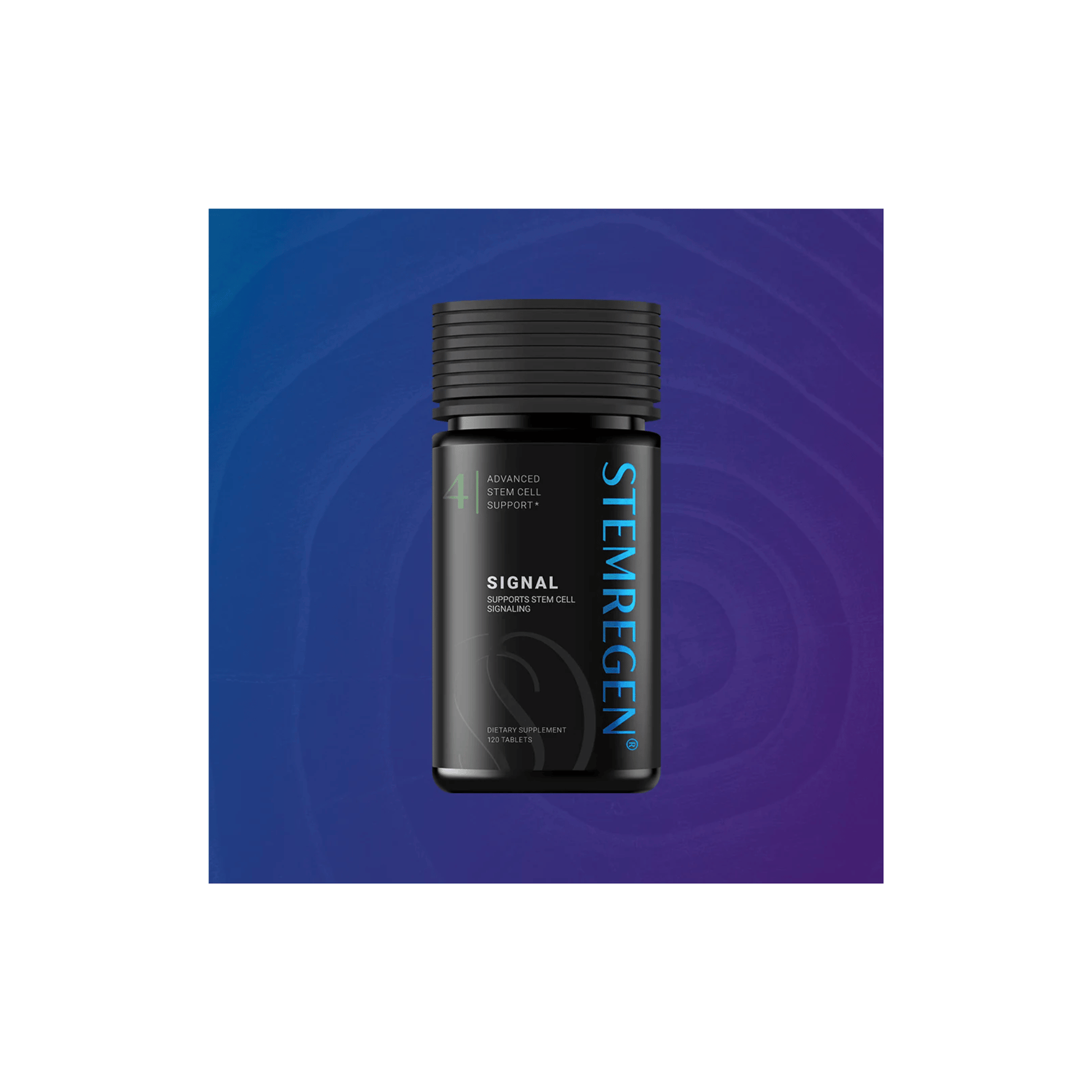 STEMREGEN Signal supplement bottle supporting stem cell signaling, migration, and targeted tissue delivery