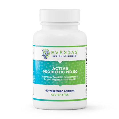 evexias health active probiotic nd 50 bottle front
