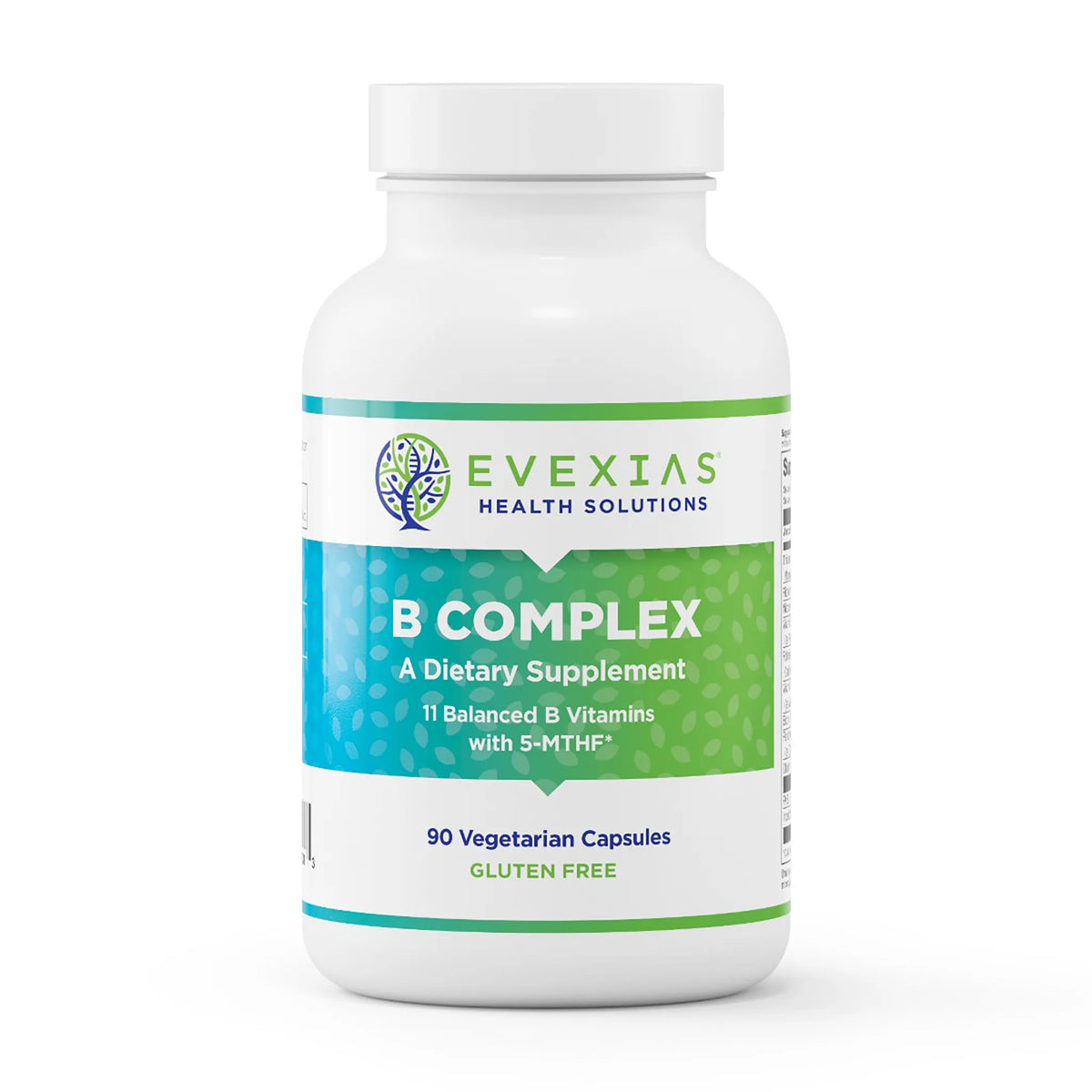 evexias health b complex bottle front
