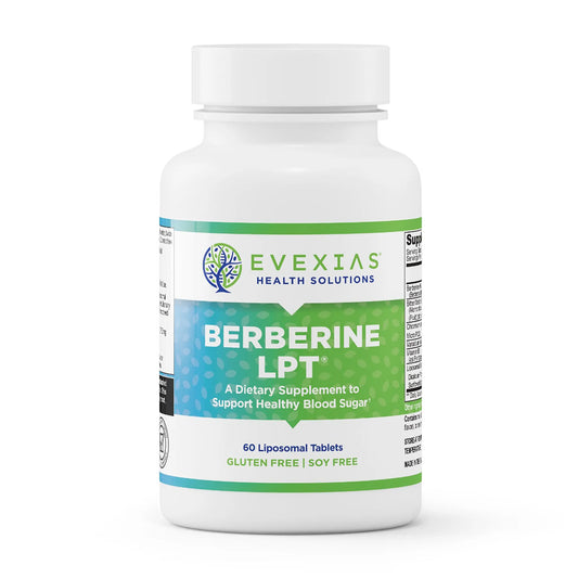 evexias health berberine lpt bottle front