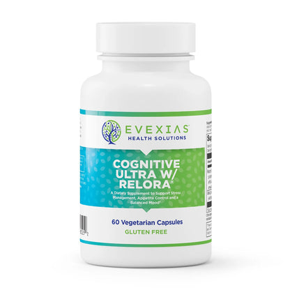 evexias health cognitive ultra with relora bottle front