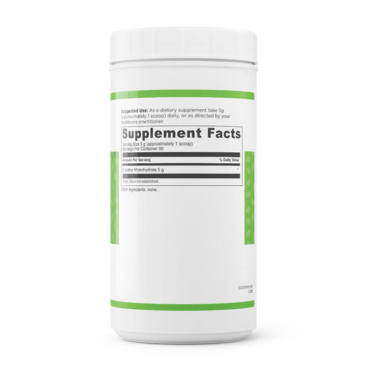 evexias health creatine ultra bottle supplement facts