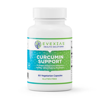 evexias health curcumin support bottle front