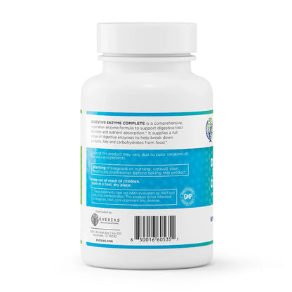 evexias health digestive enzyme complete bottle information