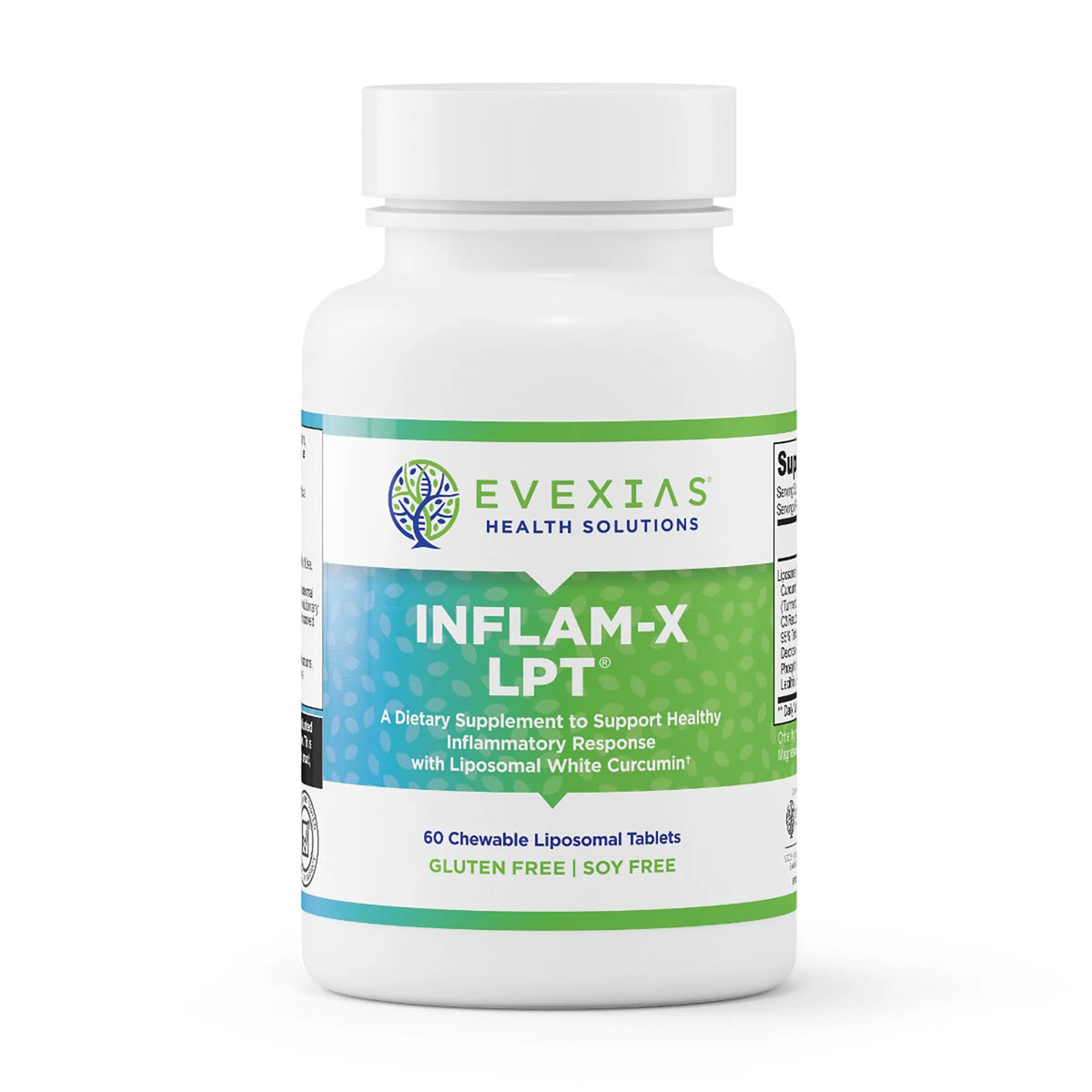 evexias health inflam-x lpt bottle front