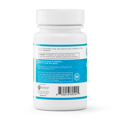 evexias health l-theanine support bottle information