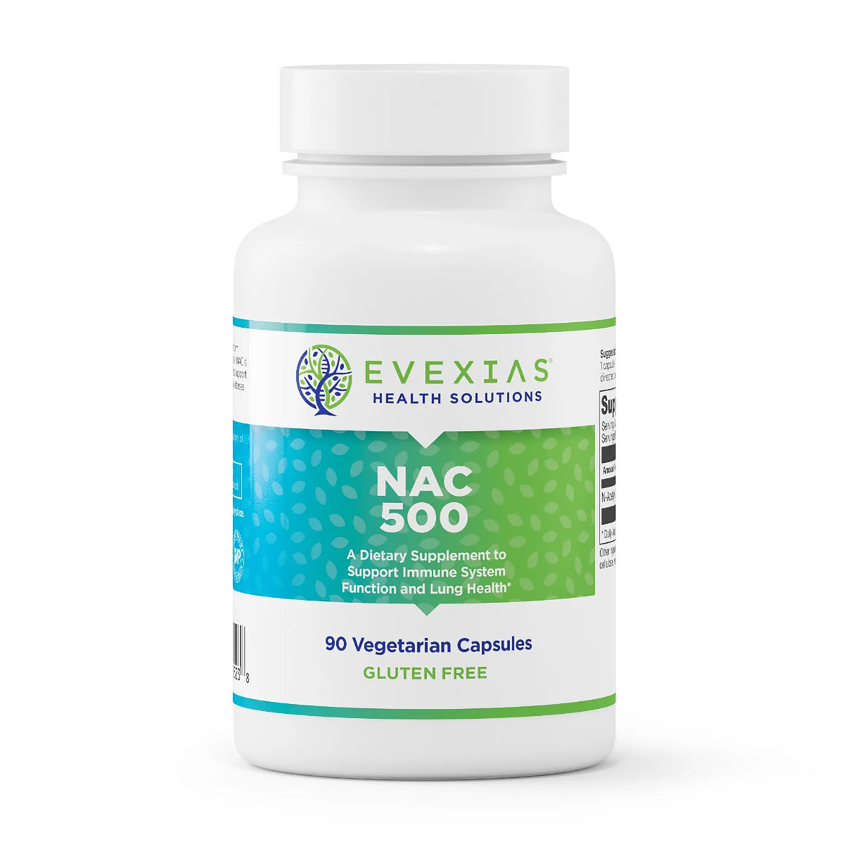 evexias health nac 500 bottle front