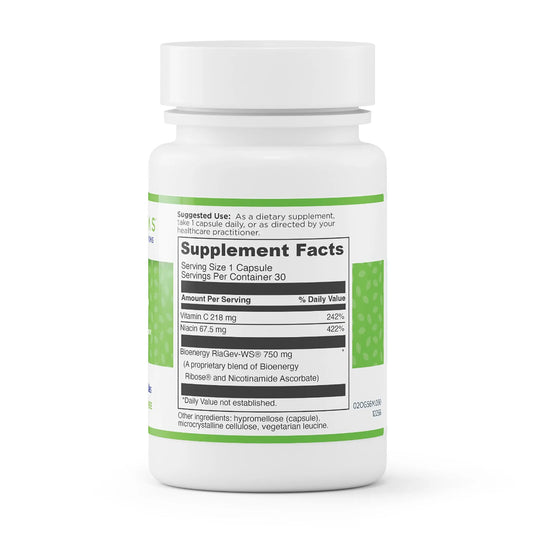 evexias health nad+ bottle supplement facts