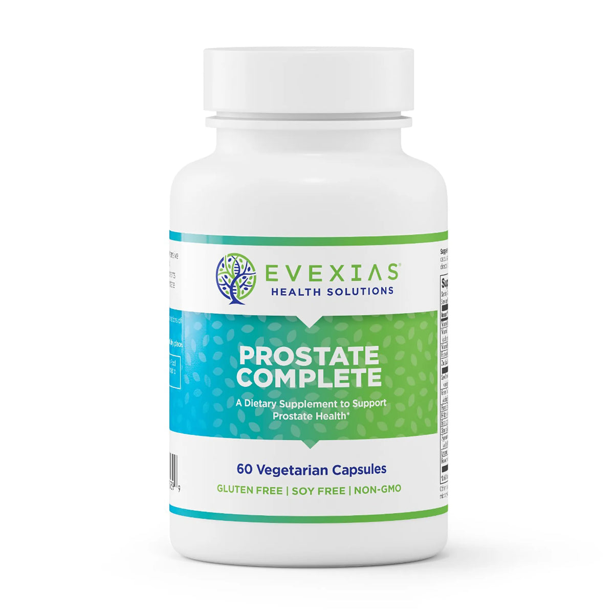 evexias health prostate complete bottle front