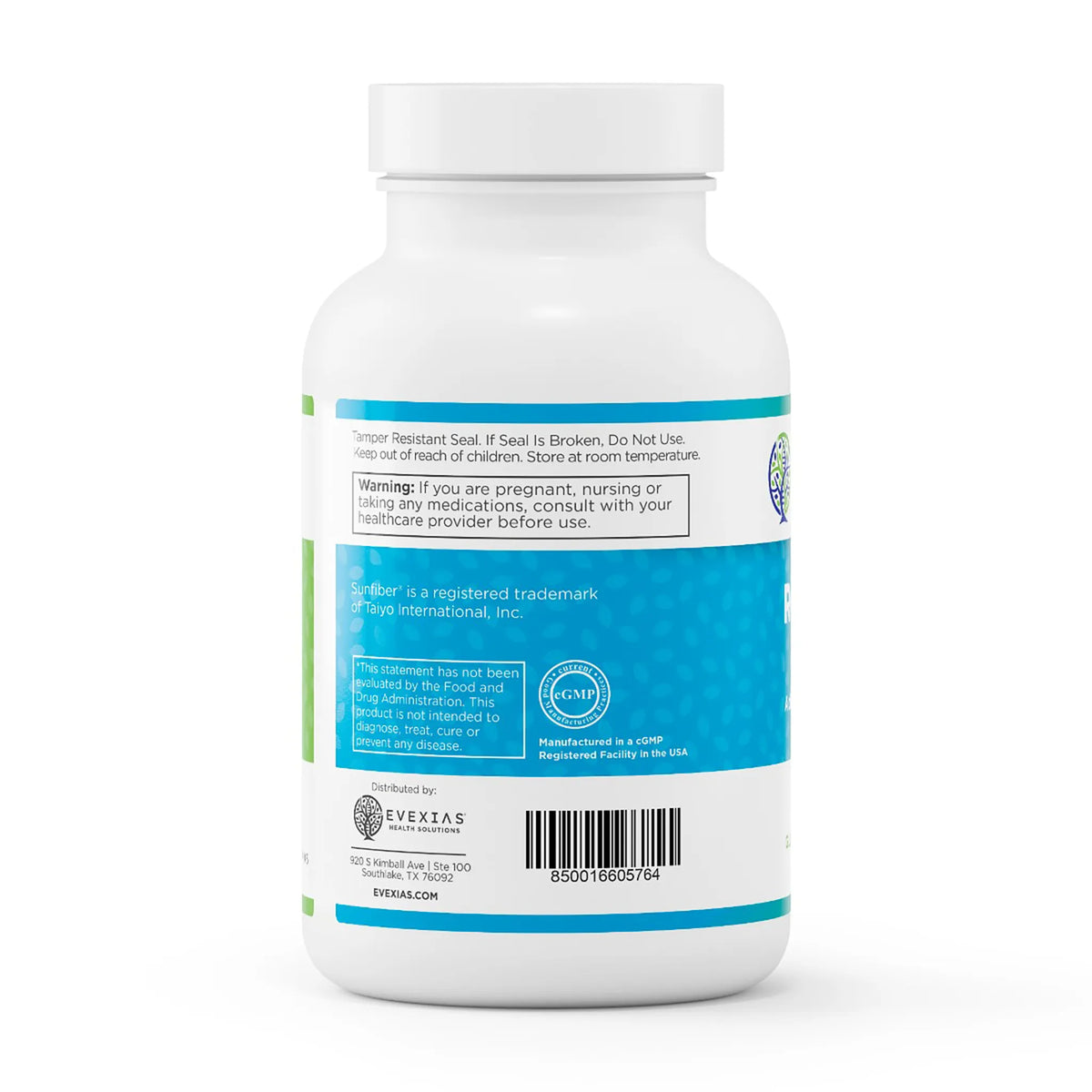 evexias health renocap forte bottle information label