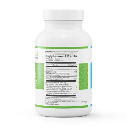 evexias health spm complex bottle supplement facts
