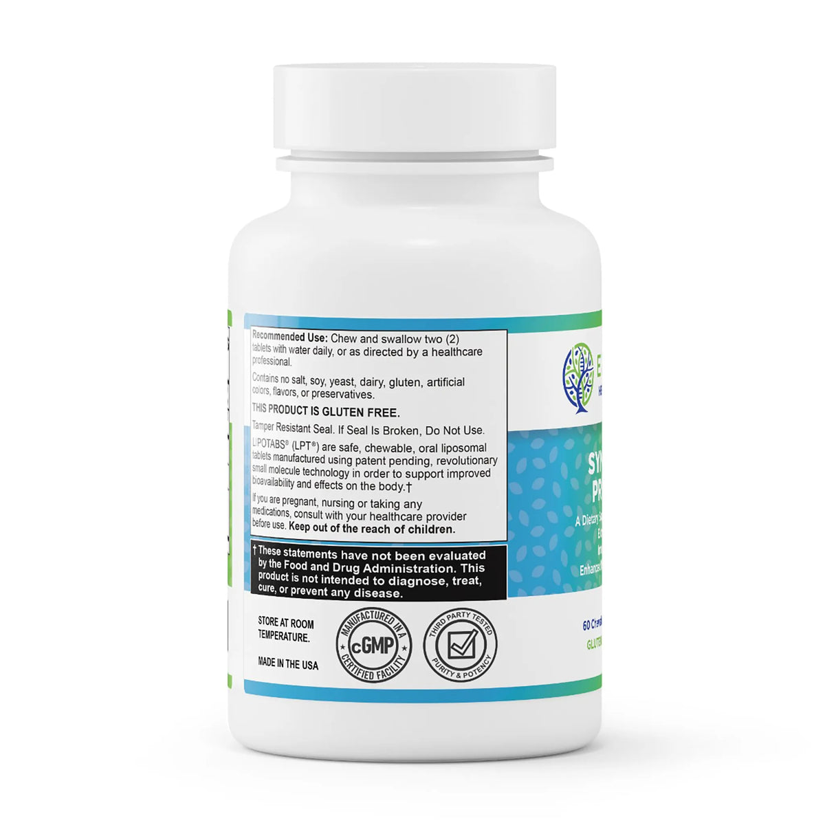 evexias health sunapsin pro lpt bottle information
