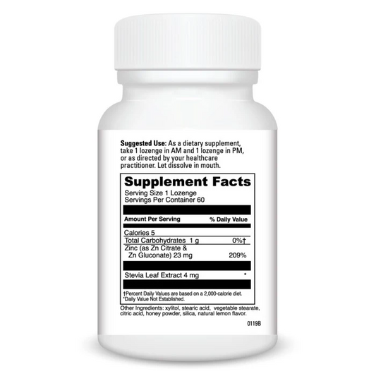 Zinc Lozenge (60) By DaVinci Labs