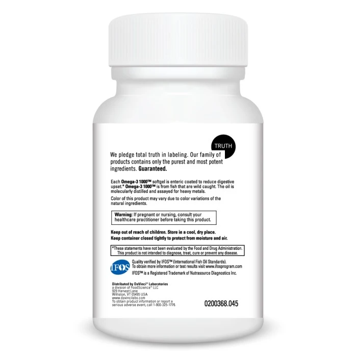 Omega-3 1000™ By DaVinci Labs