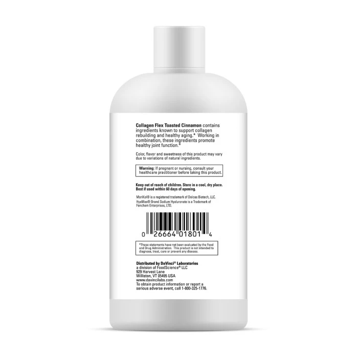 Collagen Flex Toasted Cinnamon Flavor (15) By DaVinci Labs
