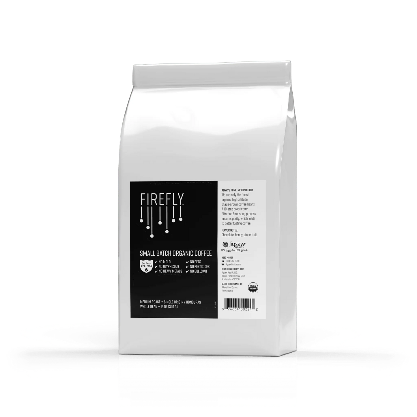 Firefly™ Organic Coffee Beans by Jigsaw Health