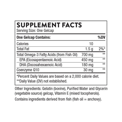 Omega-3 with CoQ10 by Thorne
