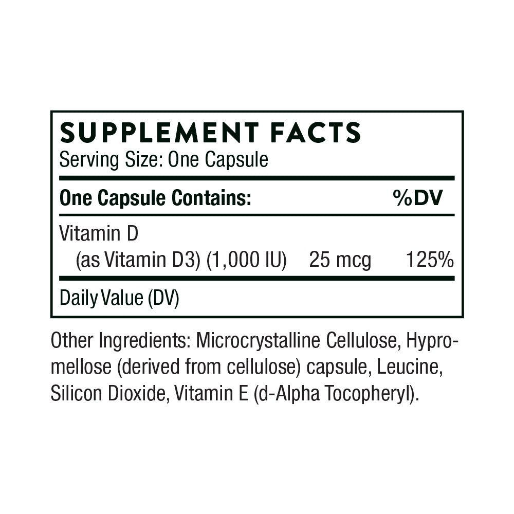 Vitamin D-1,000 By Thorne