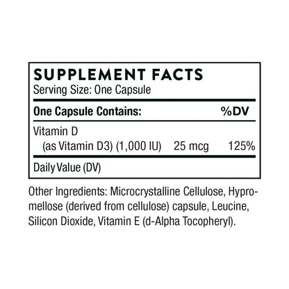 Vitamin D-1,000 By Thorne
