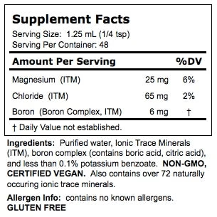Ionic Boron from Trace Minerals® By Jigsaw Health
