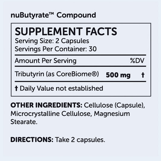 nuButyrate by nuBioAge